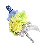 Merci la fleur コサージュ 選べる3種類 手作りキット Liberte リベルテ (イエロー＆ブルー)