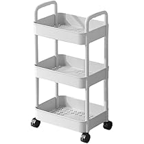 アイボリー 3段ワゴン プラスチック製 キャスター付き 41TOMe6dv5L._AC_UL210_SR210,