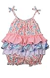 Bonnie Jean Baby Ditsy Floral Ruffle Coverall 1 pcバブルショーツセット US サイズ: 6 Months