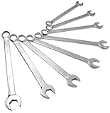 Sunex 9919m 8-Piece Metric V-Groove Combo Wrench Set by Sunex