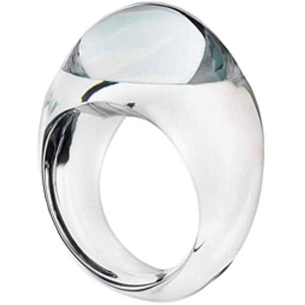 Baccarat クリスタルリング 専用ボックス付き バカラ クリスタルリング Baccarat 箱付き 11号 ーsoracoya