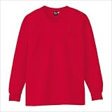 コーコス(CO-COS) 長袖VネックTシャツ 冷感・吸汗速乾 VネックTシャツ cc-a668 ロッソ Ｓ