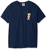 NCAA Cal State Fullerton Titans状態野球靴紐半袖快適カラーTシャツ、Xラージ、True Navy