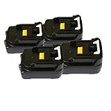 4個セット　MAKITAマキタ14.4V 1.5ah 1500mAh BL1415 BL1430対応互換バッテリー リチウムイオン電池