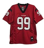J。J。Watt Houston Texans # 99 NFL Youthミッドティア代替ジャージーレッド