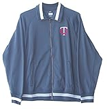 Minnesota Twins大人サイズXL XL Full Zip Sweatshirtジャケット – チャコールグレー