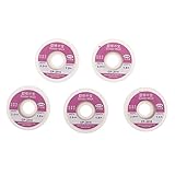 Dolity 銅ワイヤー　はんだ除去　銅芯　100cm/150cm/75cm　溶接ワイヤー　5巻　銅線　編組　2mm - 100cm