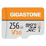 GIGASTONE マイクロsdカード 256GB microSDXC V30 U3 C10 100MB/s アクションカメラ スポーツカメラ 4K Ultra HD (4K UHD) ビデオ 撮影 SDアダプター1枚付き