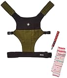 LaVie a458海外セレブも愛用しているベルベビーキャリーオーガニックモスにベラトゥーノおしゃぶりホルダーとレッグウォーマーマシュマロピンクが付いたスペシャルセット