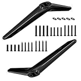 HUIKKJP TCL Roku / スマートテレビ用 交換式テレビ脚 28-65 インチ対応（28S305/32S325/55S525 等）ネジキット付き ベーススタンド