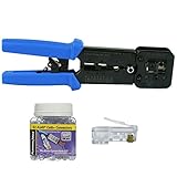 プラチナツール100054 ez-rjpro HDクリンプ、ez-rj45シリーズCat 6 + 100コネクタ