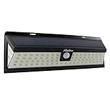 【Abakoo】80LED センサーライト ソーラーライト アウトドアライト 防犯防災ライト 玄関ライト 三つ知能モード ワイヤレス人感センサー 270°広角照明 外灯 壁掛け式 太陽発電 省エネ 防