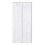 White Hands-Free Mesh Screen Door - Magnetic Anti-Mosquito/Bug Curtain [並行輸入品]