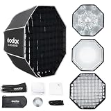 Godox UL-Octa Box 60cm/23.6 インチ ボーエンズマウント 八角ソフトボックス ディフューザー/グリップ/ディフューザープレート付属 Godox ソフトボックス 写真撮影/スタジオポートレート/コンテンツクリエイター向け