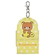 グルマンディーズ リラックマ リール式キーケース イエロー grc-172a