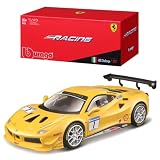 Bburago 1/43 フェラーリ 488 Challenge 2017#1 イエロー ／ レース スポーツカー ミニカー ダイキャストカー 完成品 18-36306