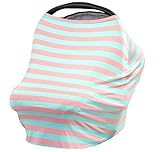 JLIKA Baby Car Seat Covers - Stretchy Infant Canopy and Nursing cover for breastfeeding newborns inf