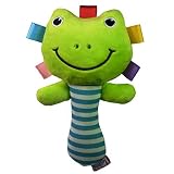 toymytoy Baby RattleおもちゃソフトHandbell Rattles with BBベルDevelopmentalトイfor Infant ( Frog )