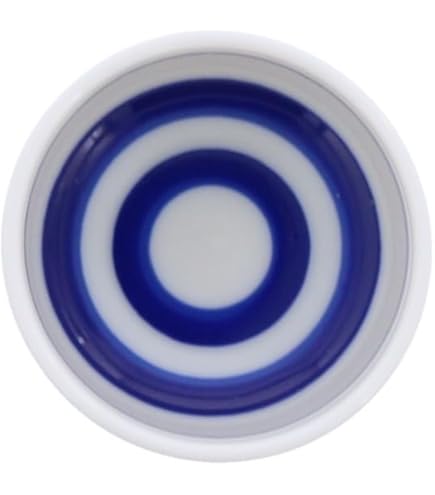 Amazon | 蛇の目 利き猪口 5勺 100cc 白磁（5個組） | 絵器彩陶 | そば猪口