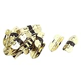 uxcell　ボックスヒンジ　木製ケース　ハードウェアツール　ブロンズトーン　ミニ　17個