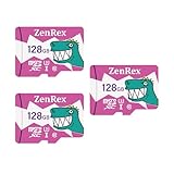 ZenRex 128GB 1枚パック 3枚入り Micro SDXC 高速 4K UHD フルHD ビデオ録画 C10 U3 A1 メモリーカード カメラ タブレット スマートフォン用 アダプター付き