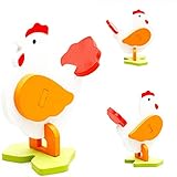 POTOJP 木製パズル 小さな立体パズ 立体の木製組立キット　オス(19種類動物展開)　 Mini 3D Puzzle Kids Educational Funny Toy　積み木　木のおもちゃ 組