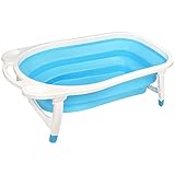 折りたたみベビーバス ブルー