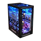 [Bebemax]ミニチュア キット ブックヌック キット DIY 小屋 立体 パズル 木製 手作り クラフト ル感 初心者向け DIY キット プレゼント 用 装飾 趣味