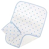 un doudou 防水 おむつ替えシート ≪おむつも入るポーチ付き≫ 【50×70cm】 〔選べる3色〕 No.3100 サックス