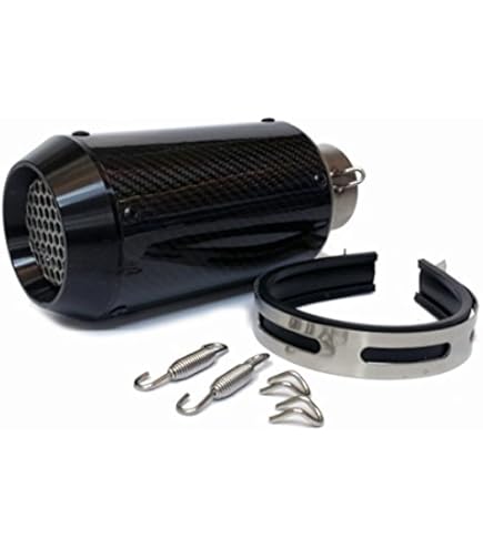 Amazon | 汎用60.5π GPショートサイレンサー/マフラー スリップオン