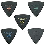 Musent スタンダード トライアングル ピック 0.6mm厚 | 20枚 セット おにぎり タイプ ポリアセタール 日本製 | MSNTRPK0006-NBK-20P-01