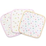 オーパス SANDRADEE ガーゼハンカチ 3枚セット モスリン コットン ガーゼ やわらか 綿100% 動物柄