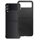 エレコム Galaxy Z Flip3 5G レザーケース オープン ブラック PM-G215PLOBK