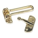 Battalion 1HEX1 Door Guard, Swinging Bar, Polished Brass by Battalion