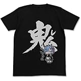 Re:ゼロから始める異世界生活 レム 鬼がかってますねTシャツ ブラック XLサイズ