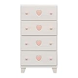 カントリー風 幅45cm 4段チェスト 脚付き 桐タンス 完成品