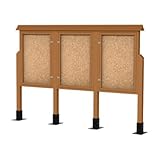 3-in-lineメッセージセンター – サーフェスマウント ブラウン