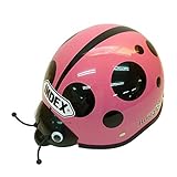 KIDS ヘルメット 子供用 てんとう虫柄 1-4.ピンク（1454）【キッズ用/バイクヘルメット/自転車】KEEP YOU