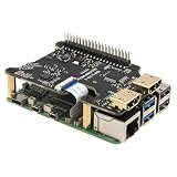 Geekworm Raspberry Pi Hdmi入力モジュール、X1301 hdmi to CSI-2拡張ボード、I2Sオーディオサポート、Pi 5/4B/3B+/3B対応、1920x1080@60fps