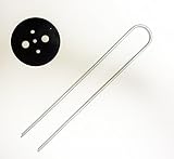 黒丸付Ｕ型ピン２０ｃｍ　２００本