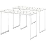 アイリスオーヤマ 押入れ 整理棚 伸縮 2個セット 幅72~92×奥行37×高さ62.8cm グレー SOR-370H×2