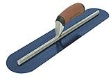 MARSHALLTOWN The Premier Line MXS22BRD 22-Inch by 4-Inch Blue Steel Finishing Trowel Fully Rounded w