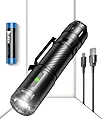 WUBEN(ウーベン) C3 懐中電灯 1200ルーメン 160°大光面 コンパクト懐中電灯 明るい 小型 軽量 軍用 Type-C充電 かいちゅうでんとう LED USB充電式 フラッシュライト ハンディライト コンパクトライト オムニライト PSE認証済 IP68完全防水 強力 アウトドア用懐中電灯 SOS ストロボモード 登山 防災 防犯 ハイキング 散歩 探検 点検 巡視 警備 診察 キャンプ 作業 地震時 緊急時 停電時 災害グッズ