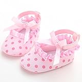 （カエルフロッグ）プリンセスシューズ　蝶結び王女シューズ　女児　新生児　可愛い　レース　ソフト底靴　赤ちゃん　綺麗　フォーマル靴　マジックテープ付けシューズ　 結婚式　出産の祝い　綿布　ピンク　0-6