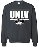 NCAA UNLV Rebelsバーロゴクルーネックスウェットシャツ、XXL、DarkHeather