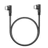 USB-C ＆ USB-C ケーブル L字型 1m 1本セット SLEIJAOOE 【 60W/3A 急速充電 /USB2.0規格/ PD対応】高耐久ナイロン Type C to Typ e C ケーブル 100cm スマートフォン・タブレット・ゲーム機等Type-C 機器対応