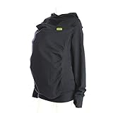 (ボバ) boba ボバフーディー 抱っこひも 防寒着 パーカー ベビー [Boba-Hoodie] (Lサイズ[BA1-046-BlaL], ブラック)