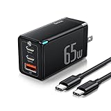 PD 充電器 65W Baseus 3ポートUSB-C急速充電器QC 4.0+/PD 3.0 / PPS /FCP等対応 Type-C