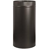 SELKIRK BM0104 8" x 12" 24 GA Stove Pipe, Black [並行輸入品]