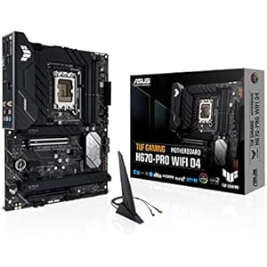 ASUS INTEL 第12世代 CPU (LGA1700) 対応 H670 チップセット ATX マザーボード/TUF GAMING H670-PRO WIFI D4 【 国内正規代理店品 】 black